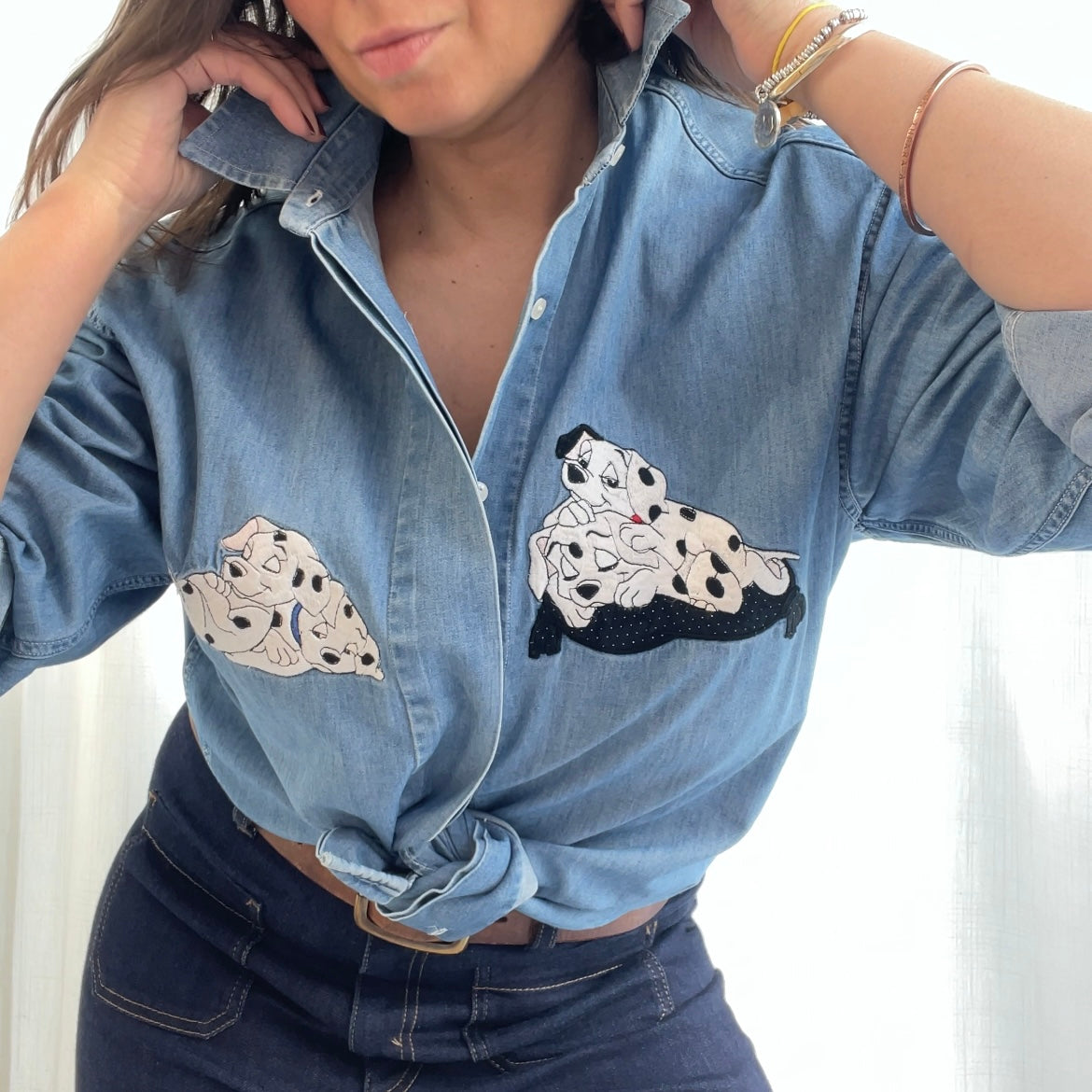 Dalmata jeans shirt