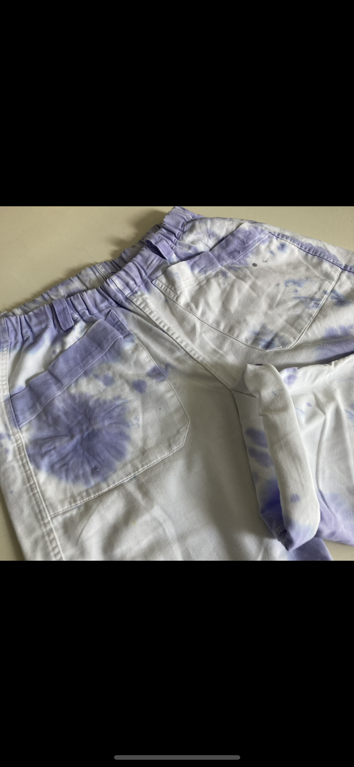 Pantalon de travail tie-dye