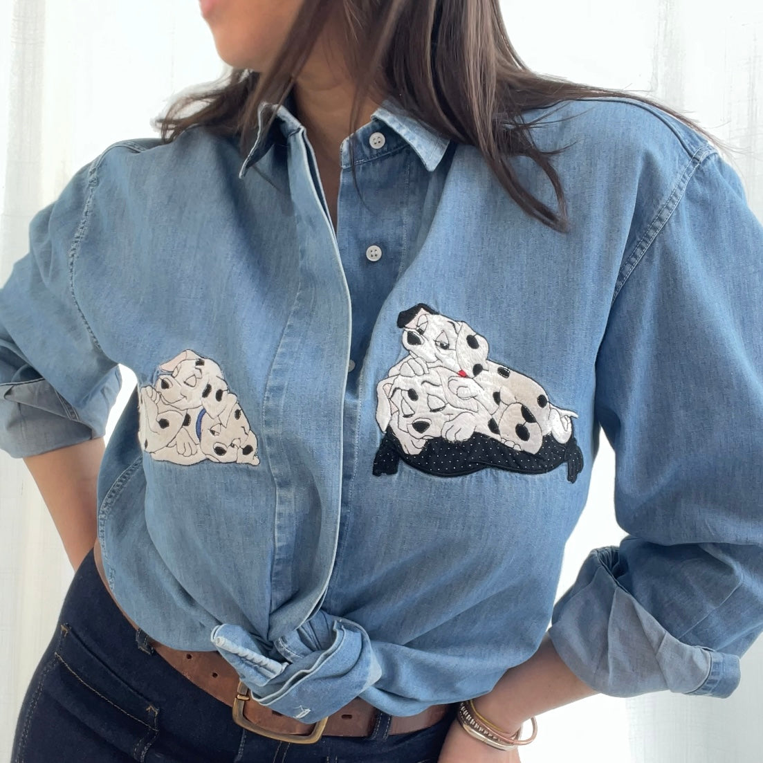 Dalmata jeans shirt