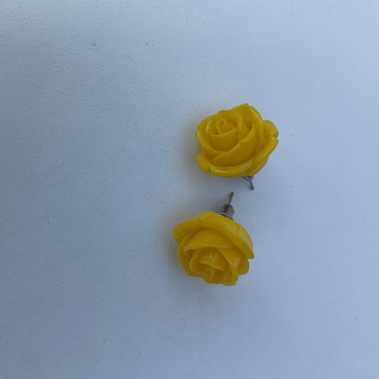 Roselline gialle orecchini