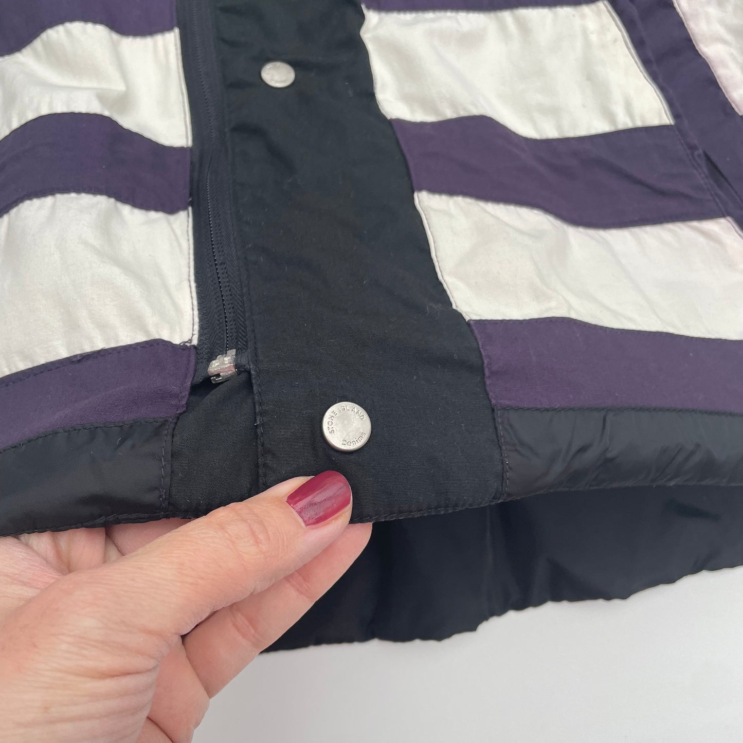 Stone Island reversible denim