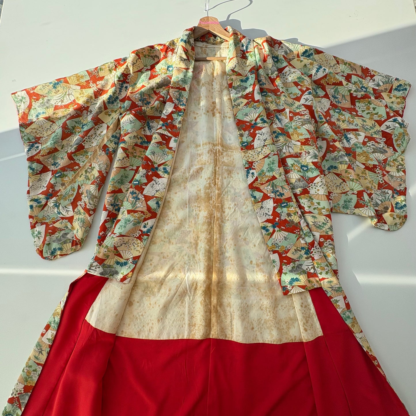 Kimono con ventagli