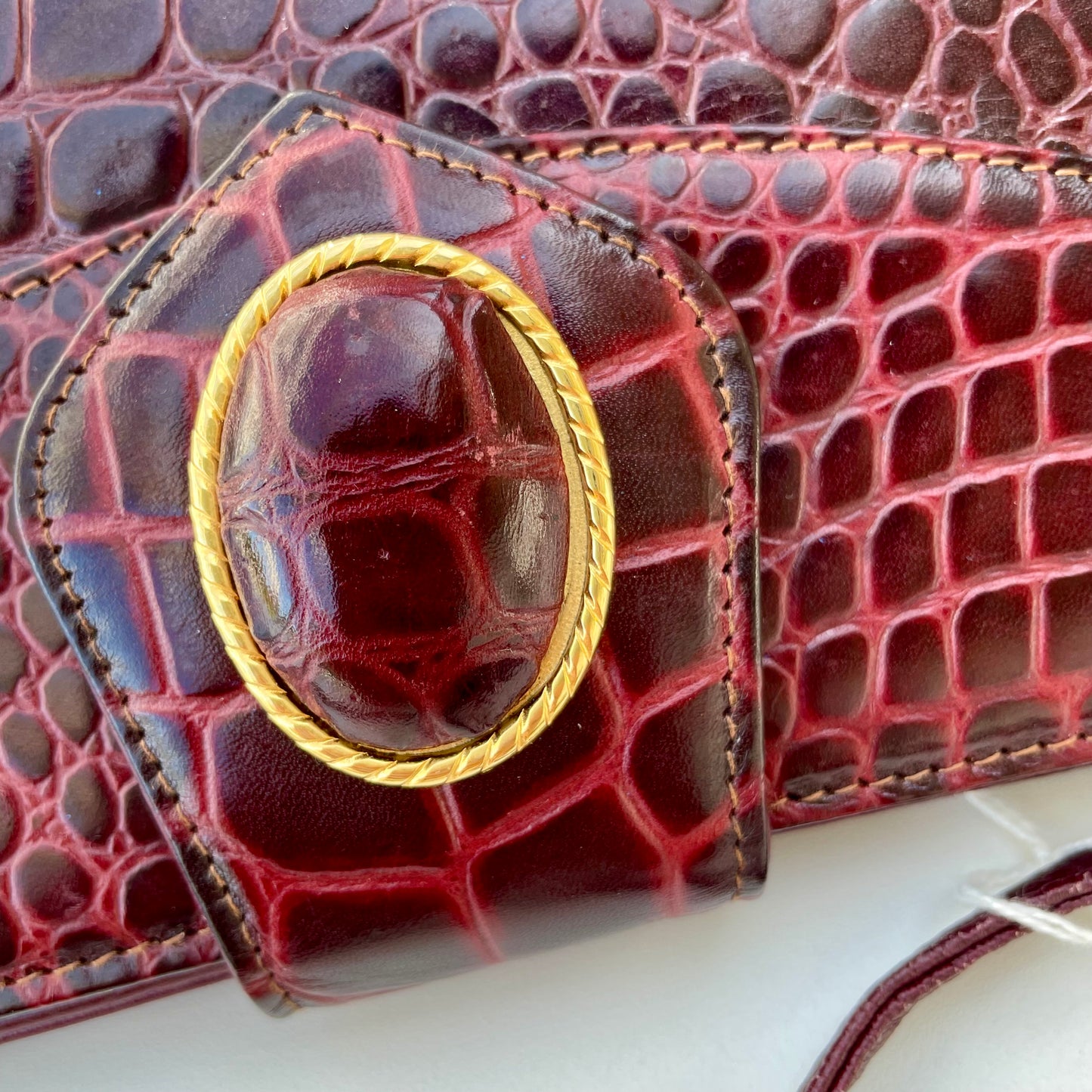 Burgundy bag
