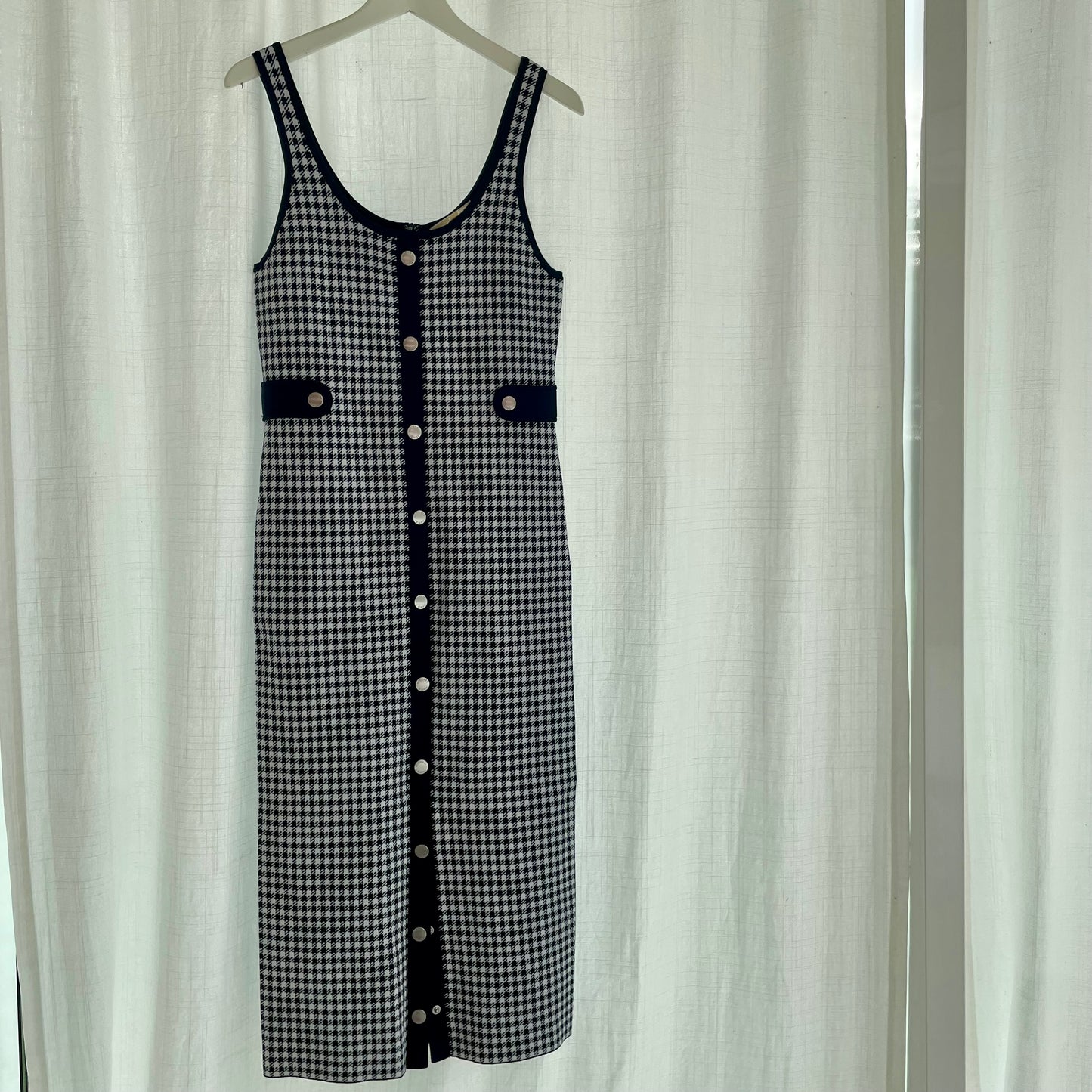 Robe jacquard vichy