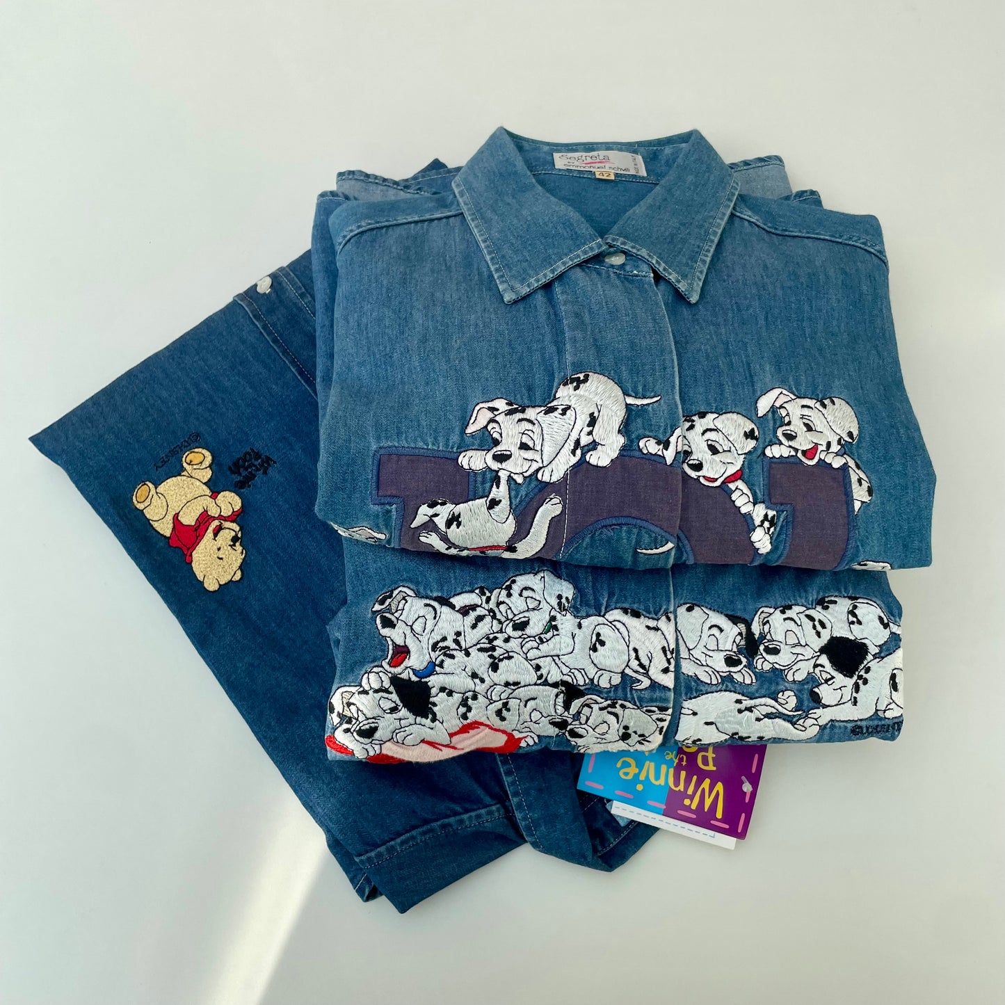 101 Dalmatians on denim