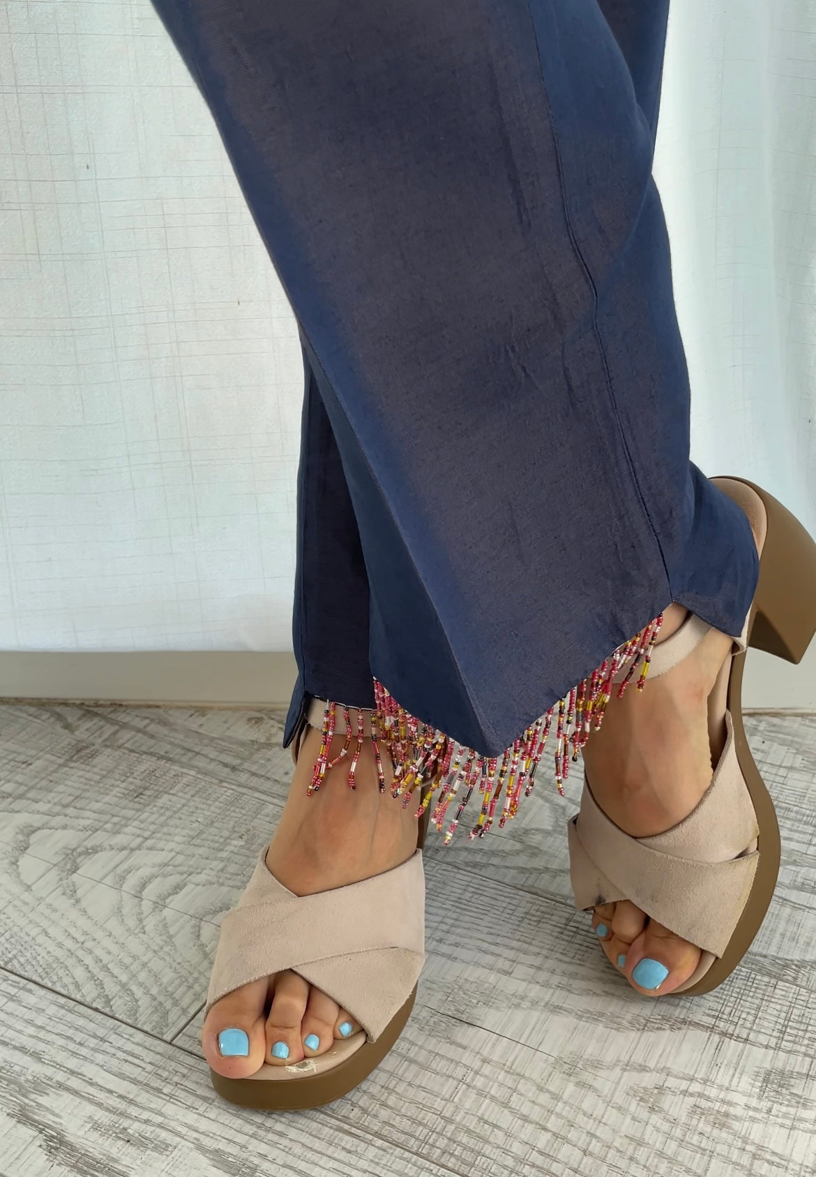 Frilly trousers