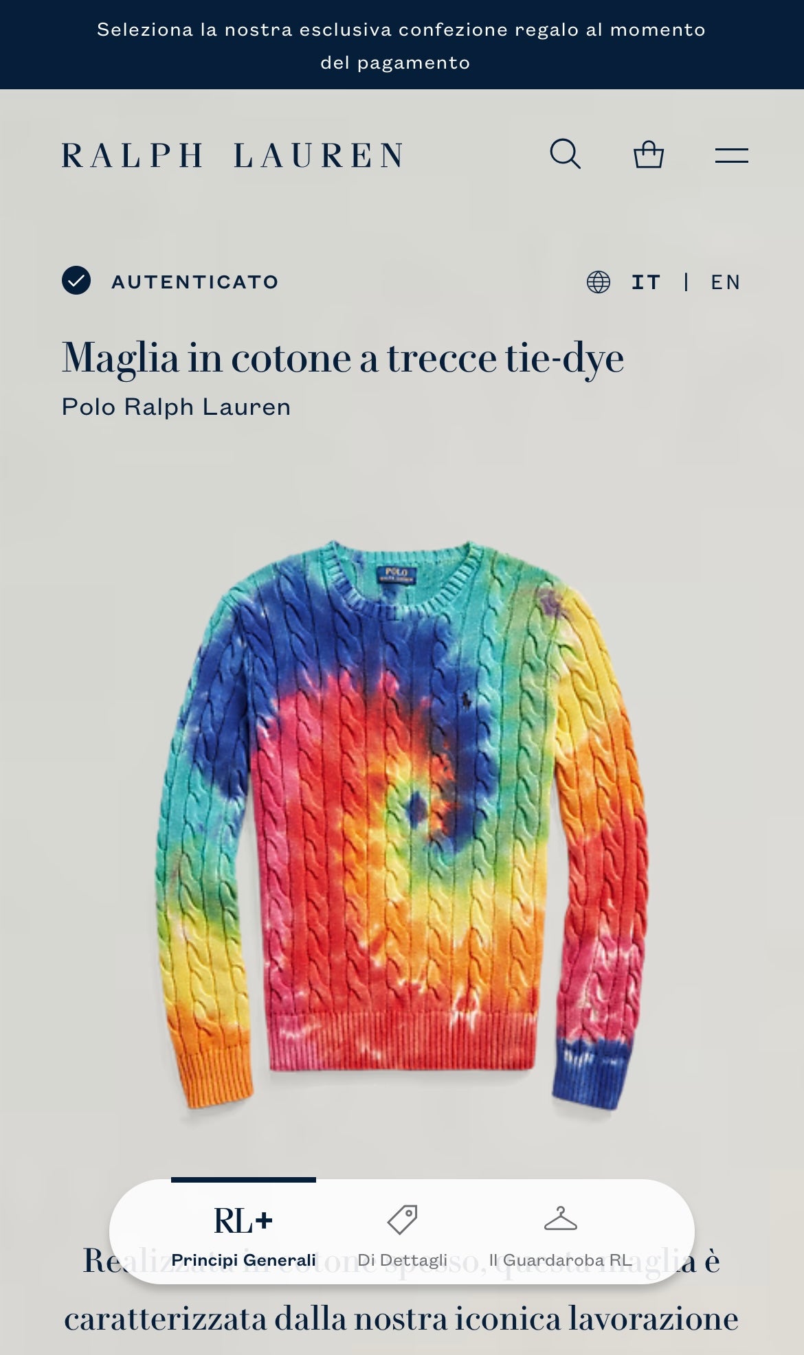 Polo Ralph tie-dye