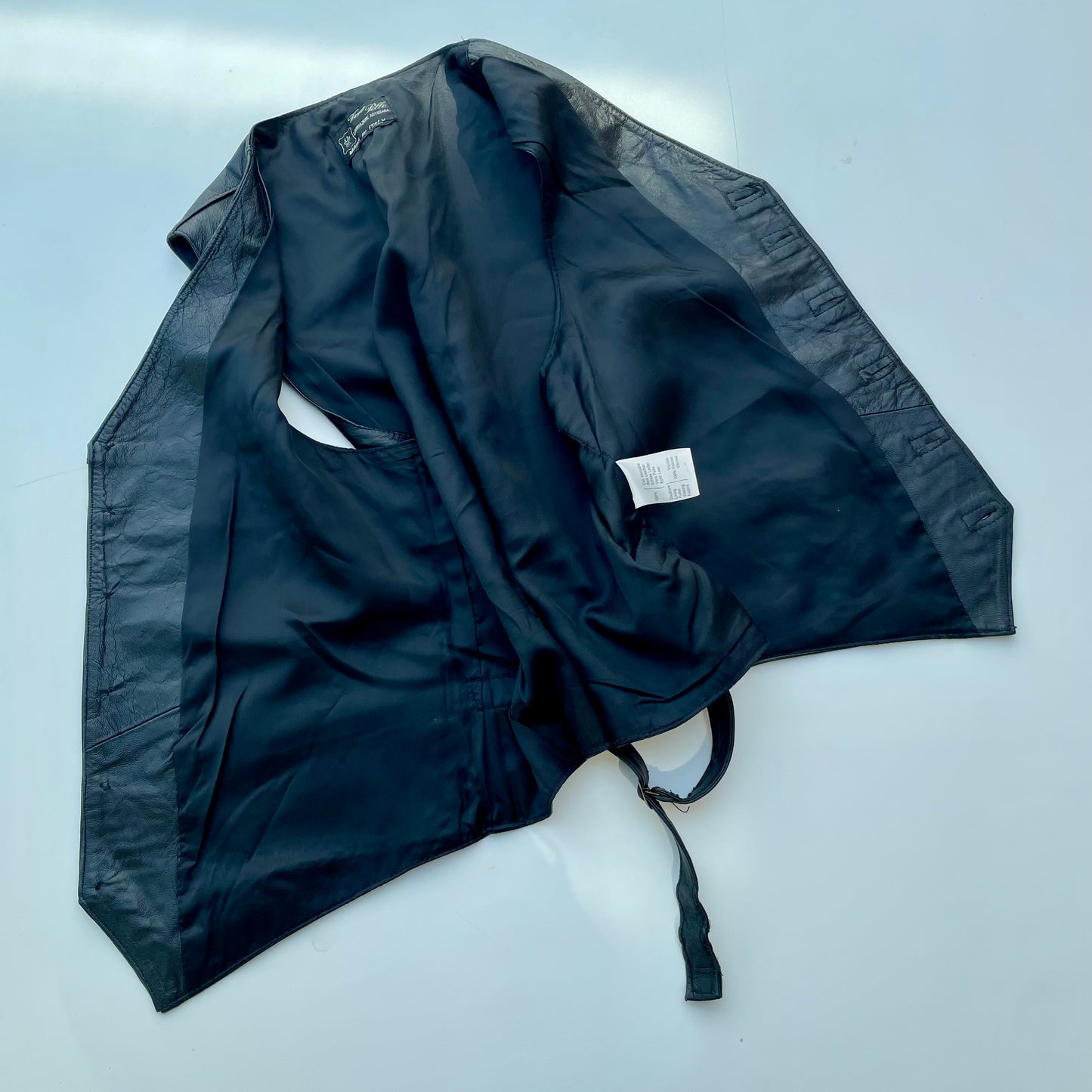 Gilet in pelle