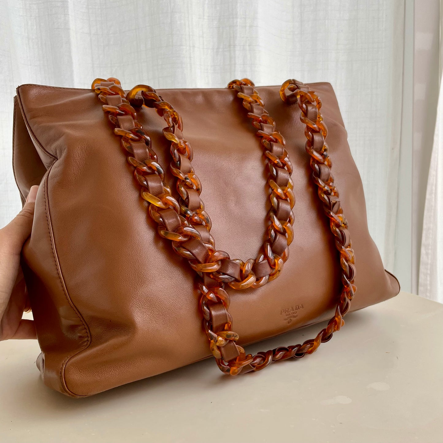 Prada bag in nappa e bachelite
