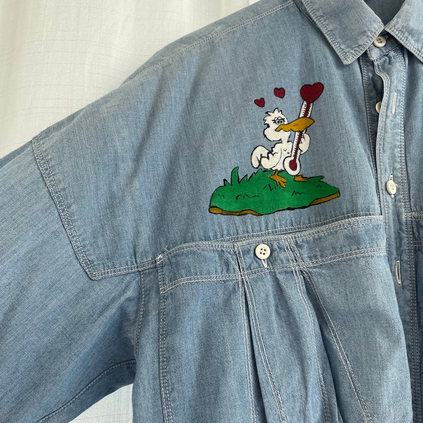 chemise des années 80