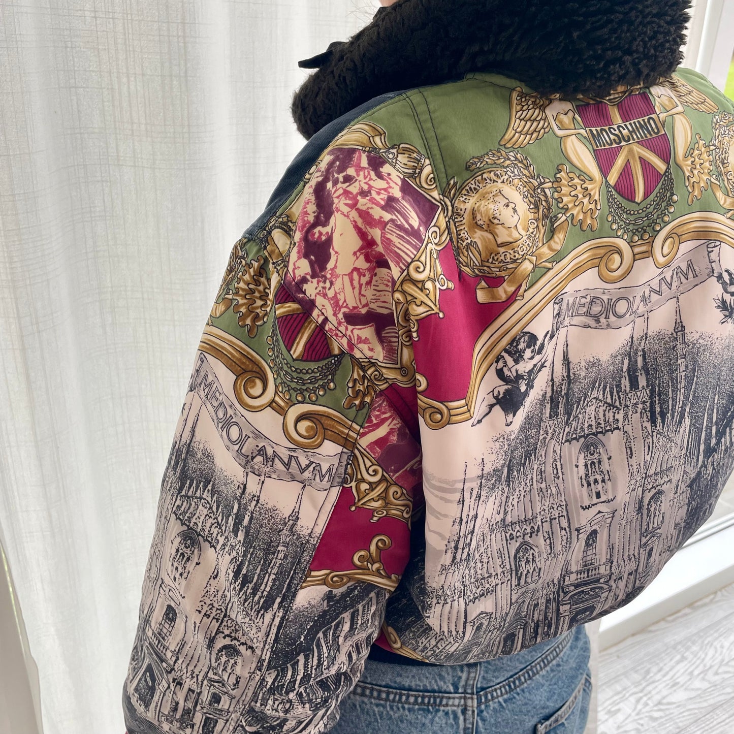 Blouson aviateur Moschino '90