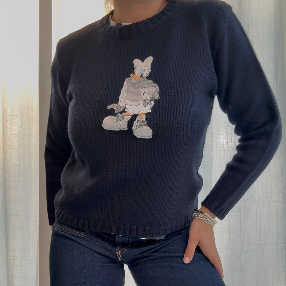 Classy pullover con paperina