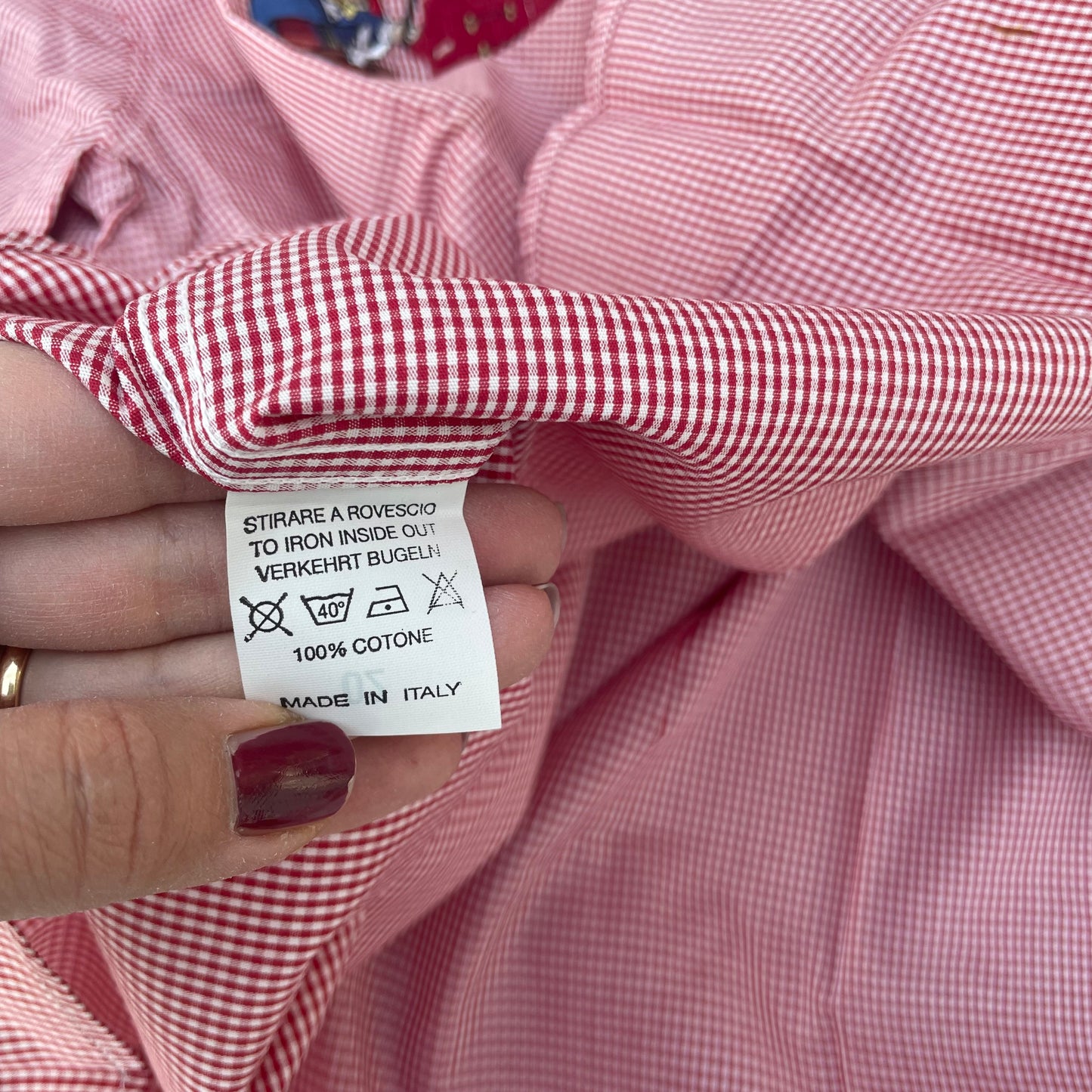 Paddington red gingham