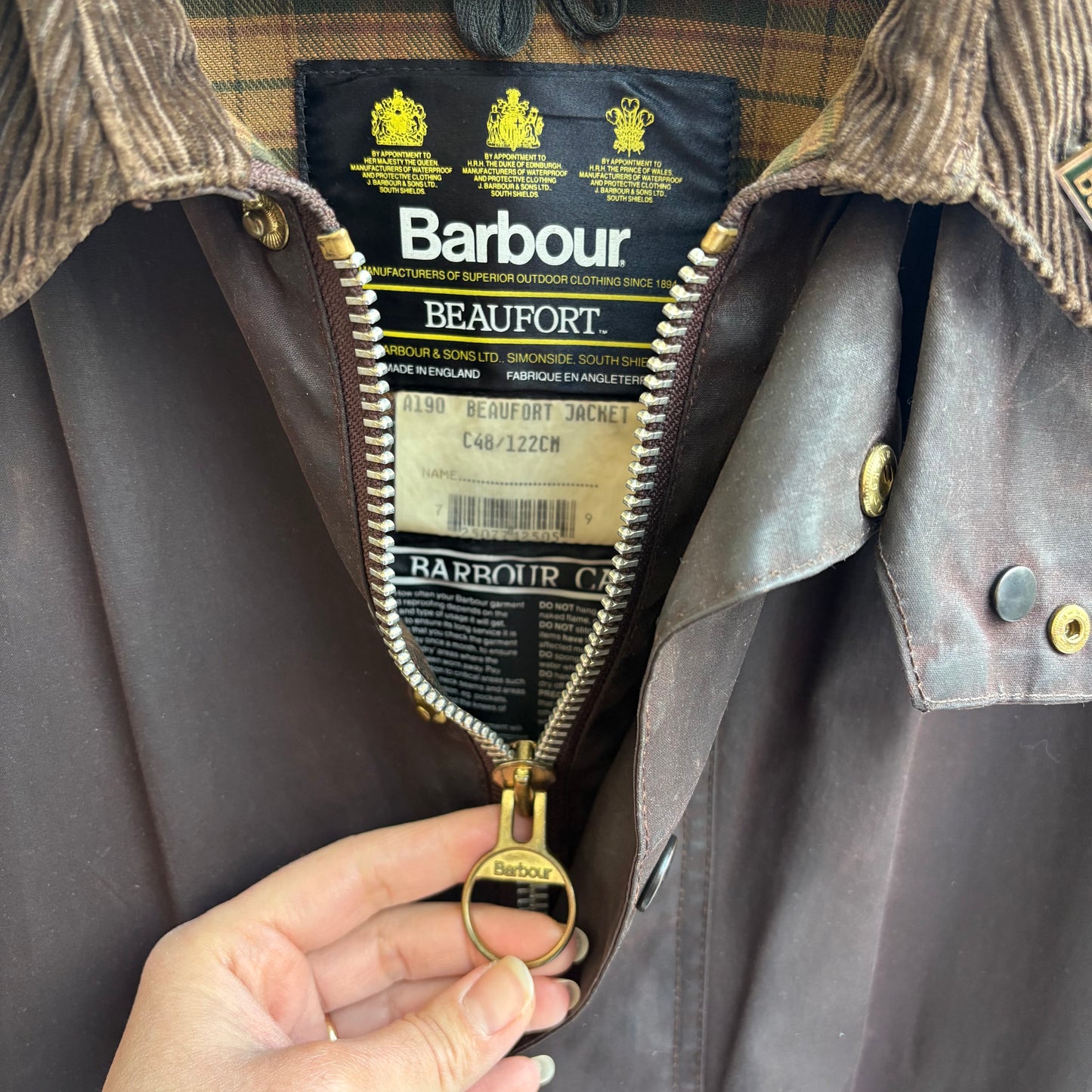 Beaufort  barbour marrone