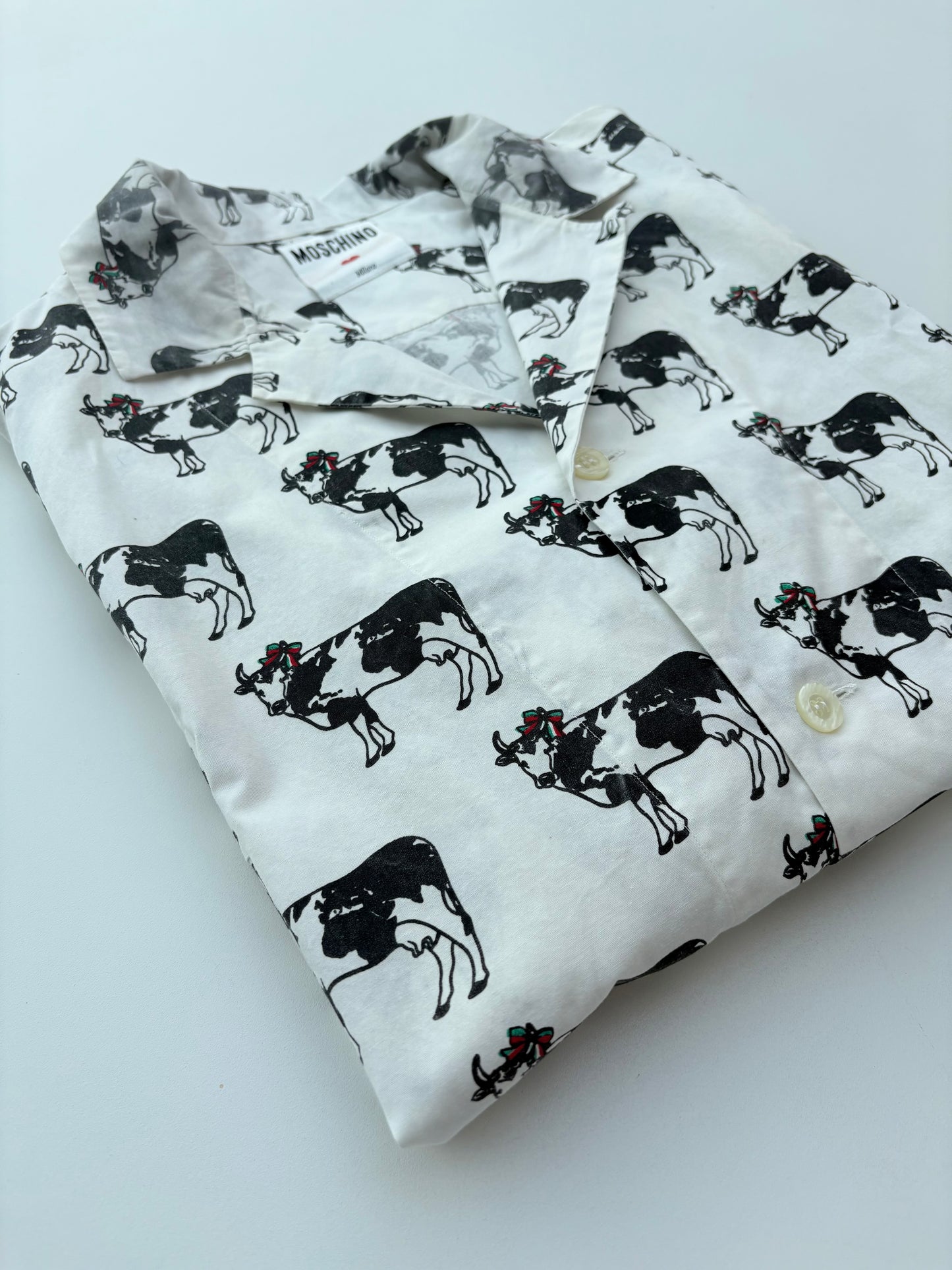 Moschino shirt con mucca