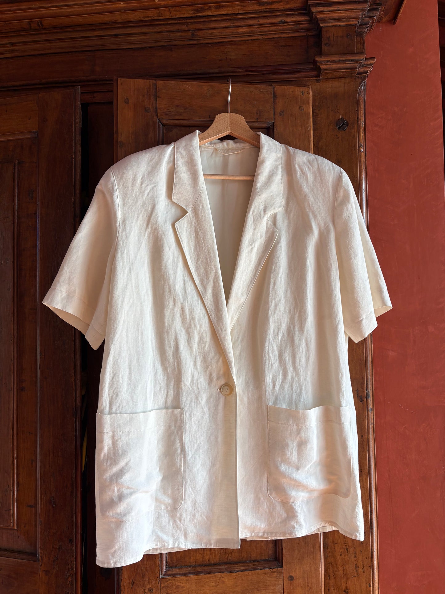 Giacca prisma-Max Mara in cotone avorio