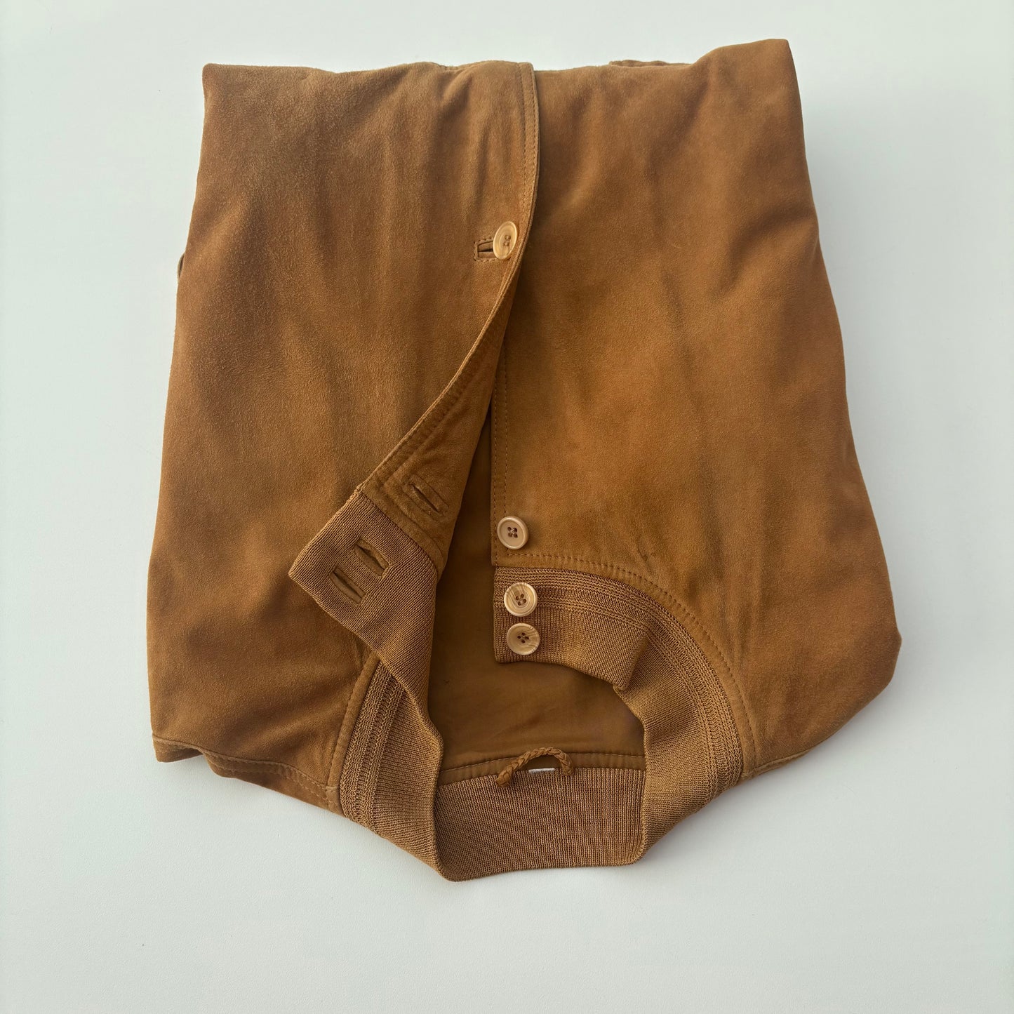 Rennino- bomber in pelle scamosciata