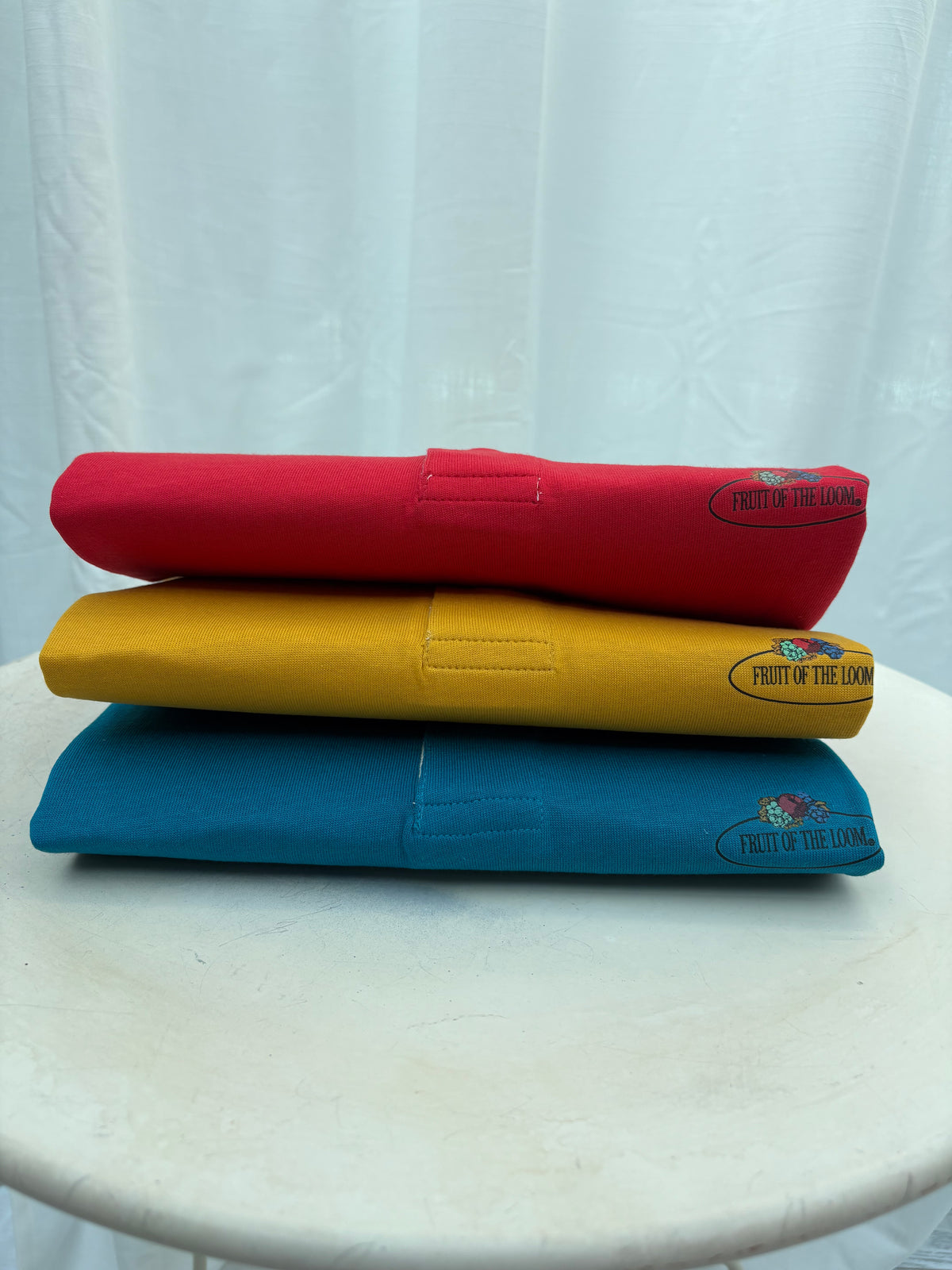 Polo rugby Fruit of the loom rossa