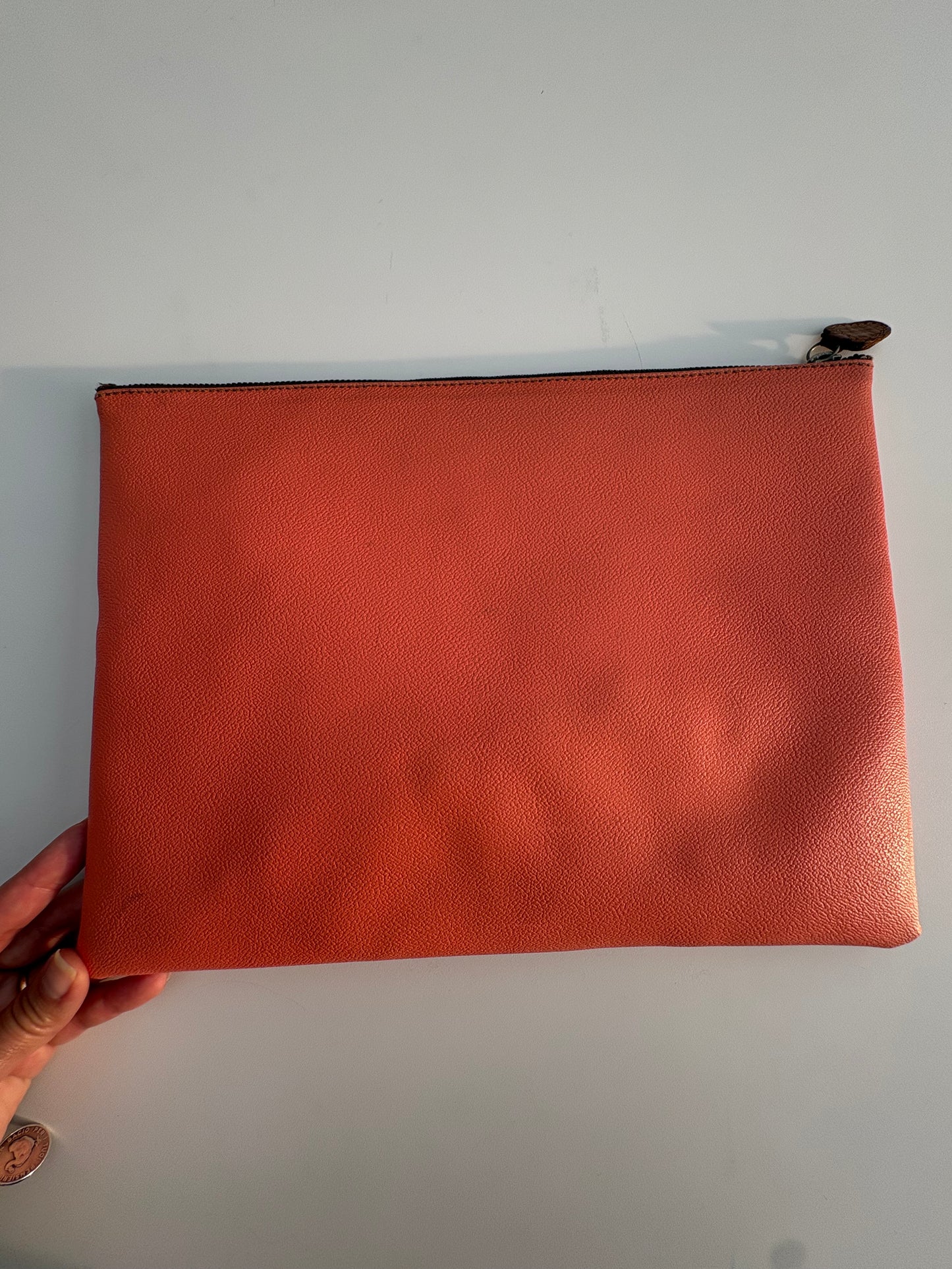 Trussardi Pochette/ busta piatta albicocca