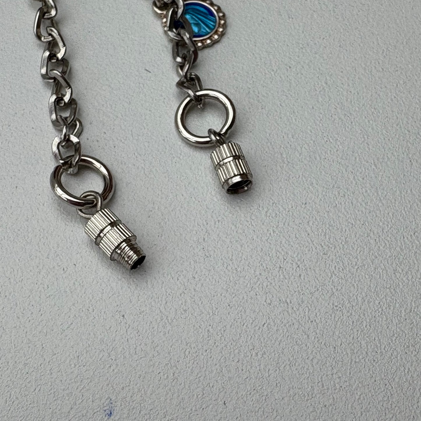 Collanina Lourdes-silver