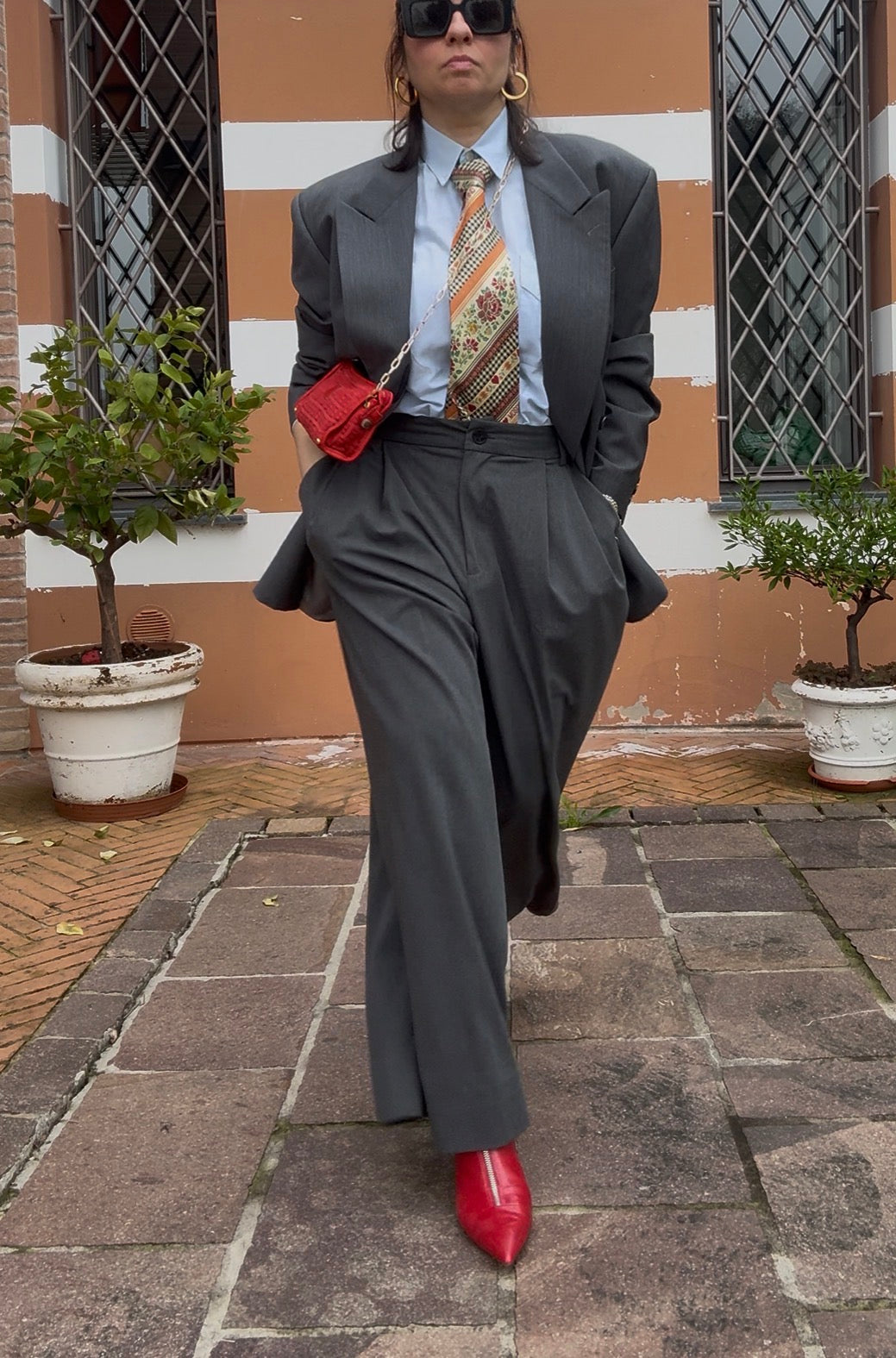 Blazer Doppiopetto grigio