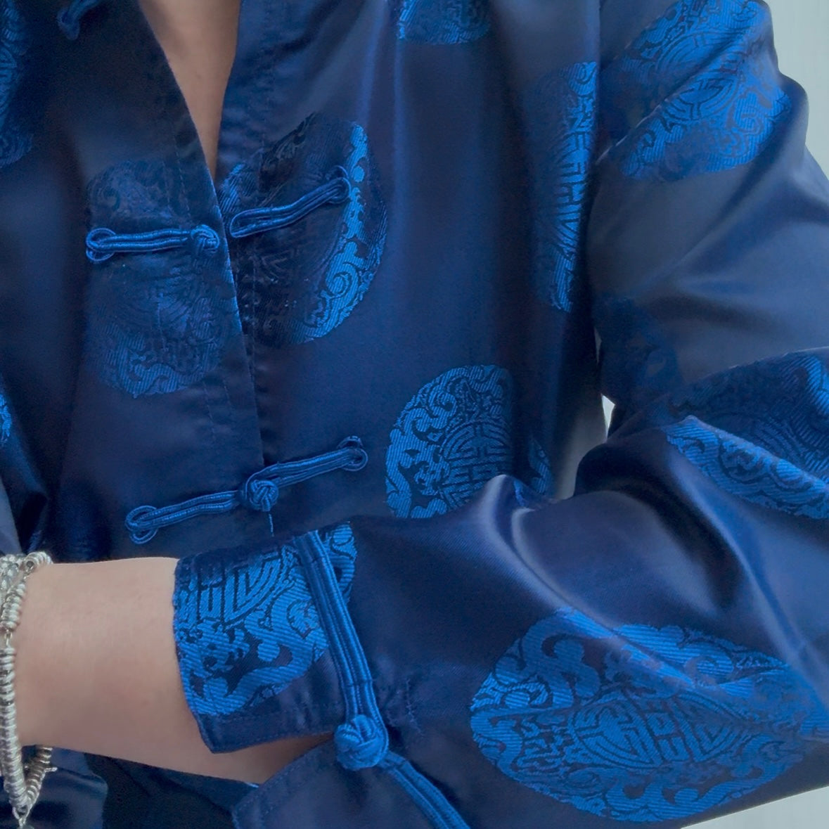 Blu China jacket