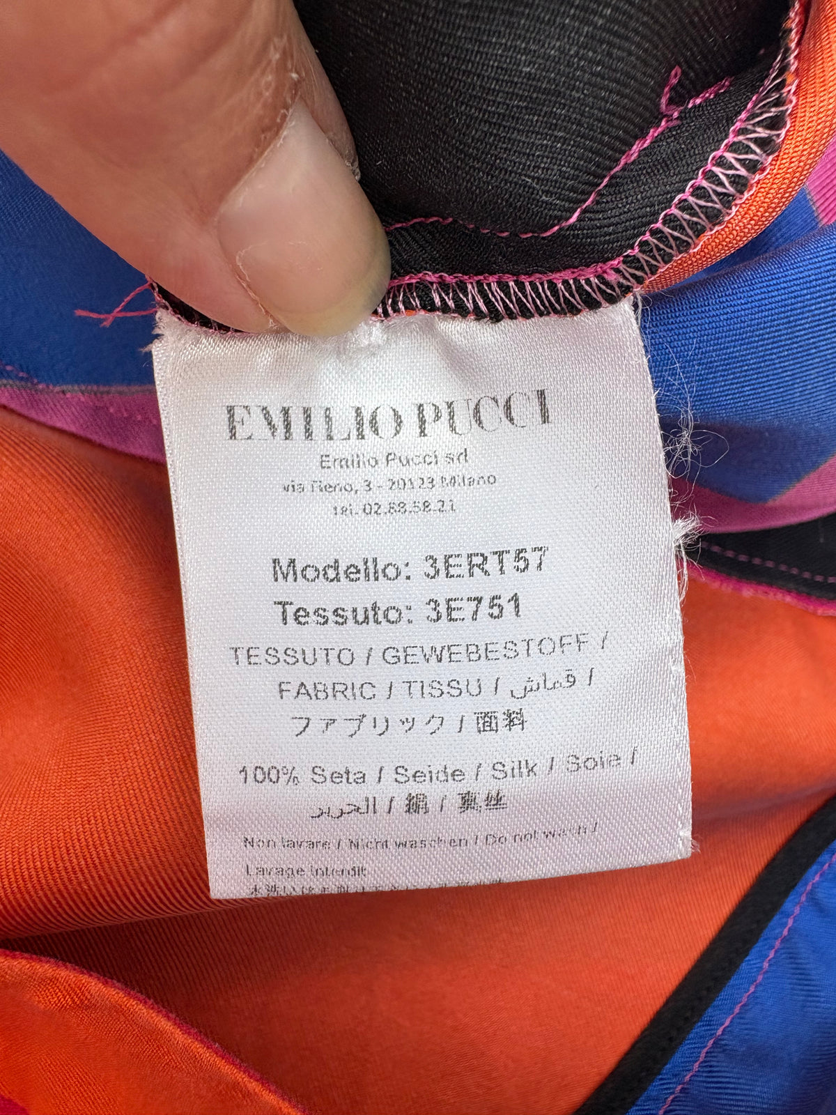 Pantaloni Pucci -p/e 3013 Peter Dundas