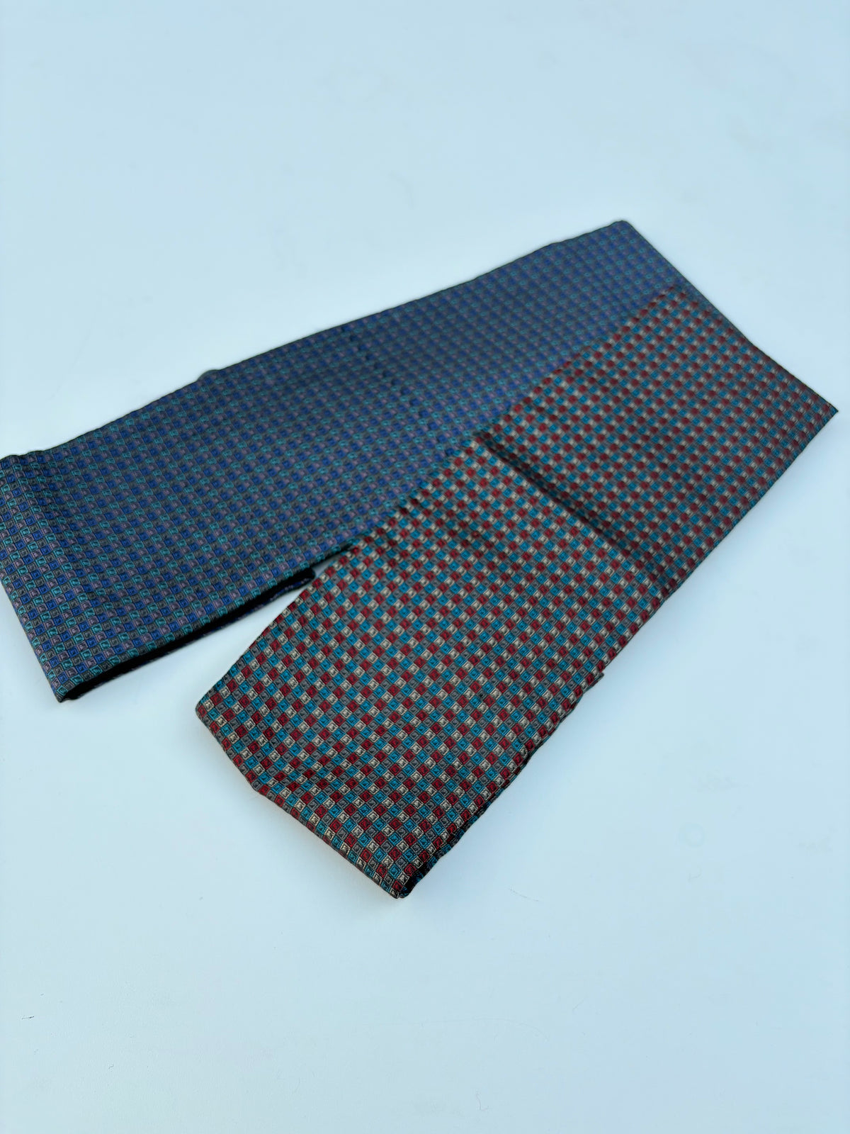 Fascia smoking grigio rosso Coveri
