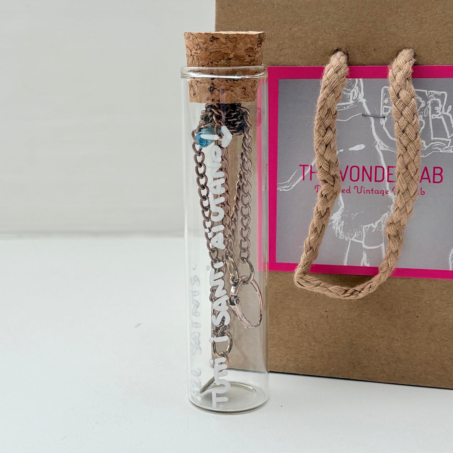 Collanina con madonnina double-brunito