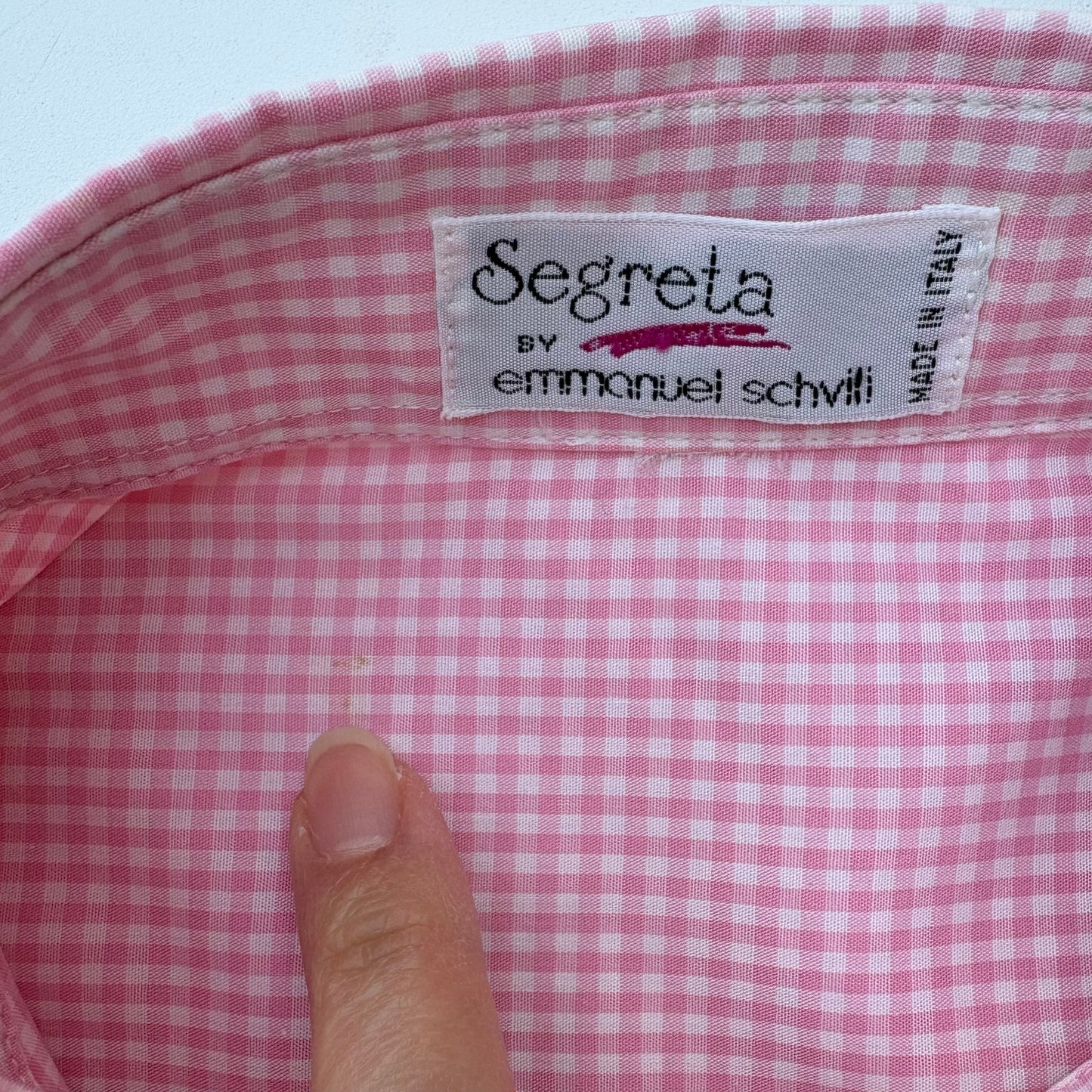 Paperino a quadretti rosa