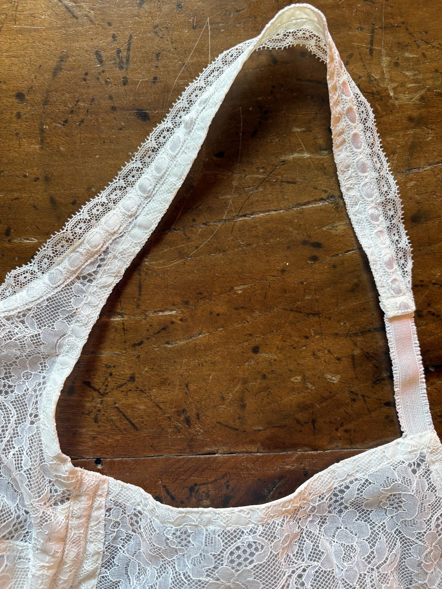 Corsetto pizzo macramè