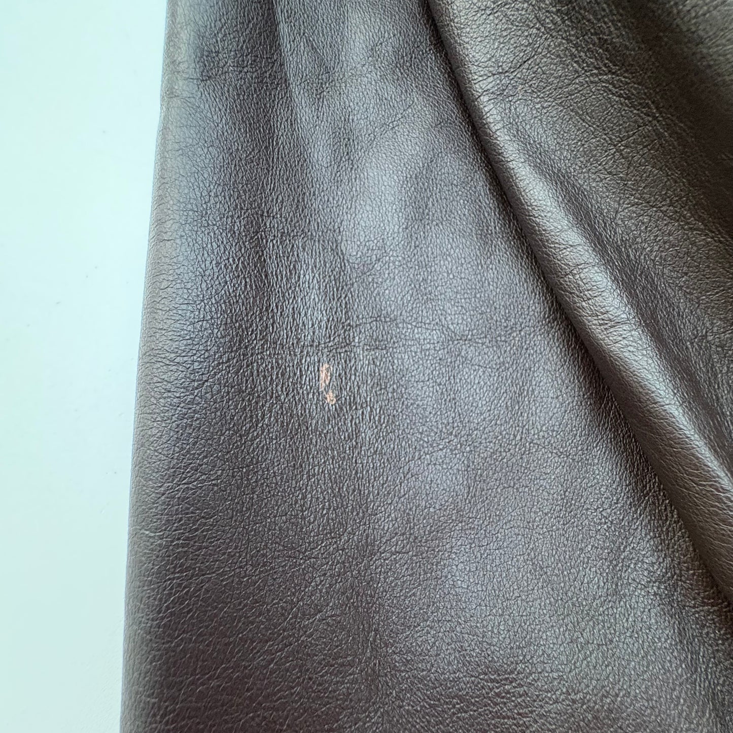 Trench vintage in pelle