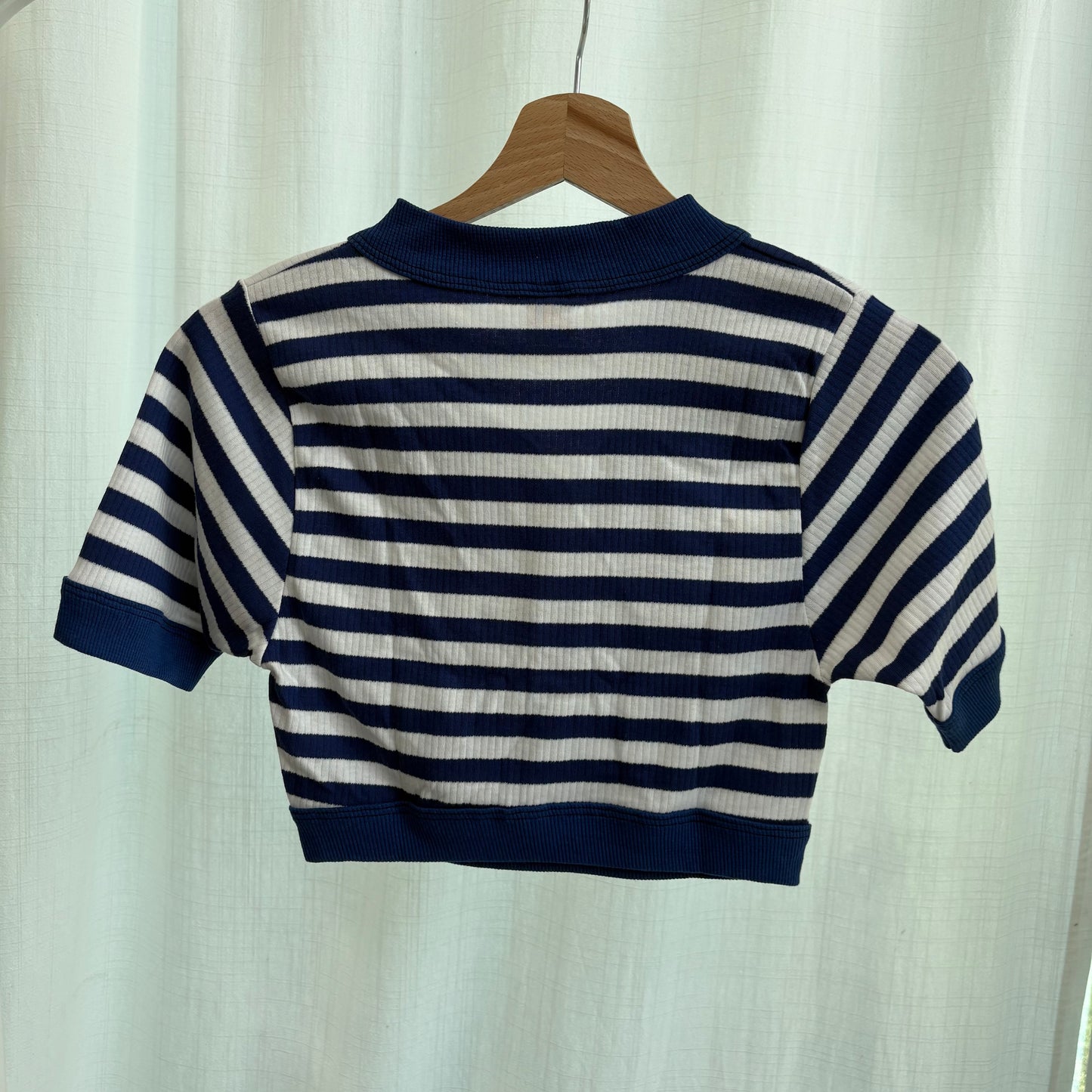 Crop top a righe Topolino