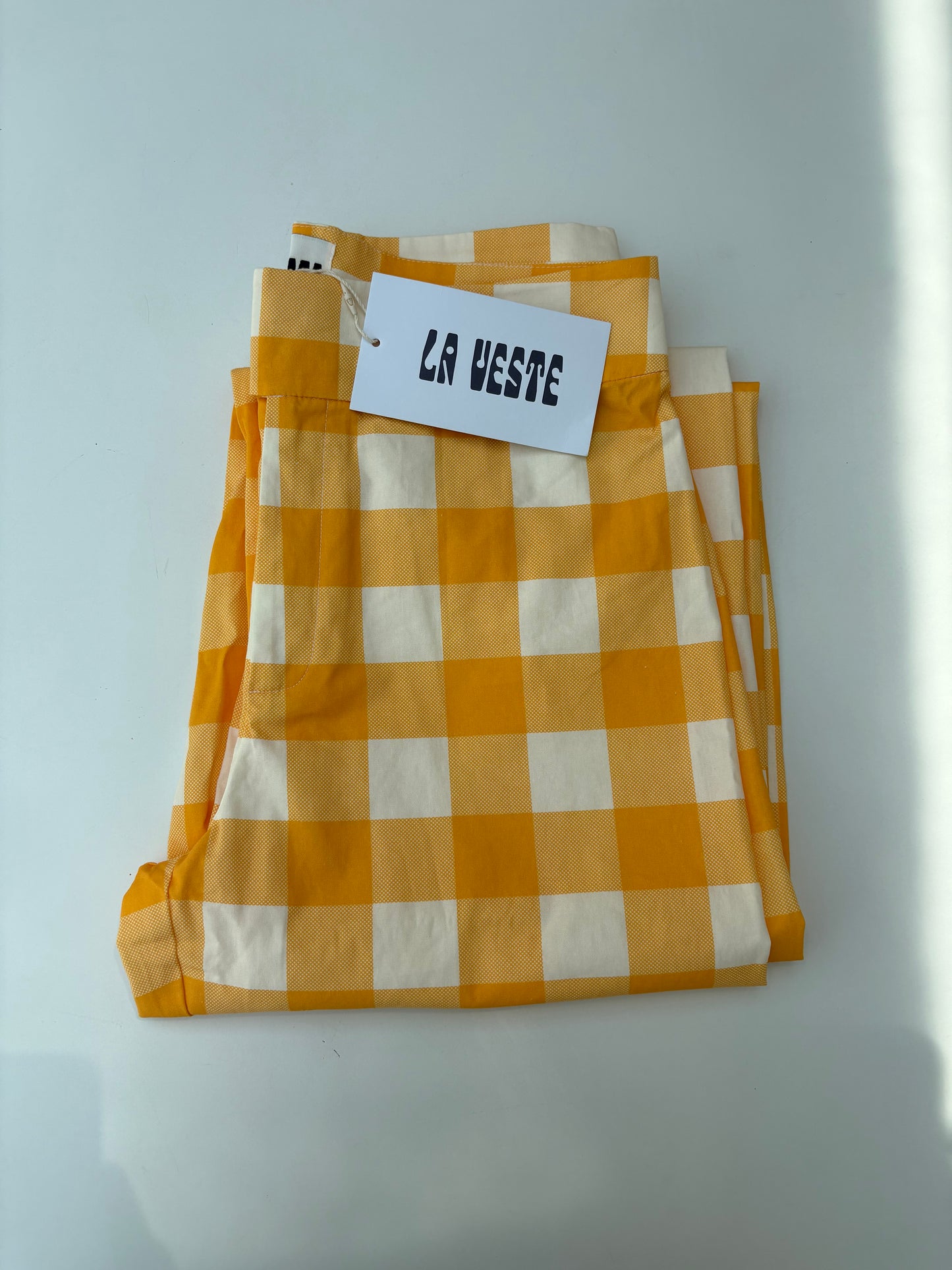 Pantaloni check La Veste