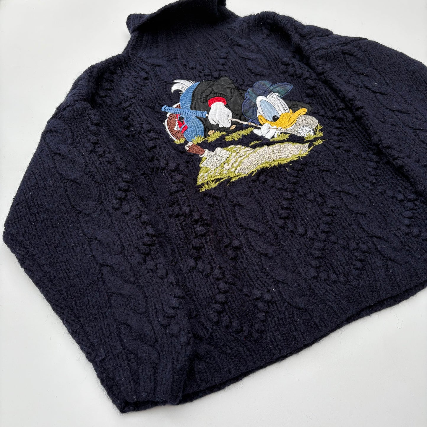 Paperino Pull collo alto con mohair
