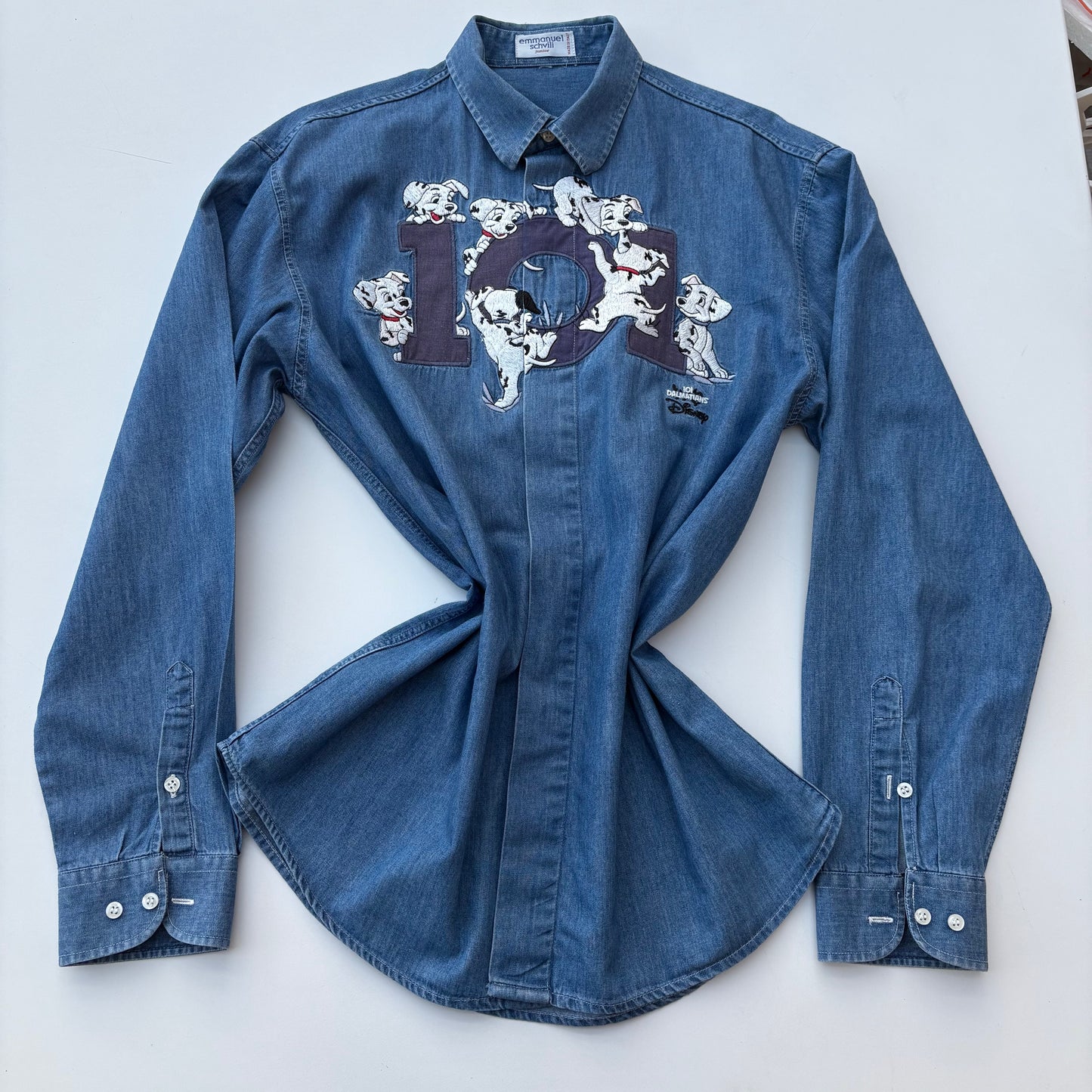 101 dalmata denim shirt