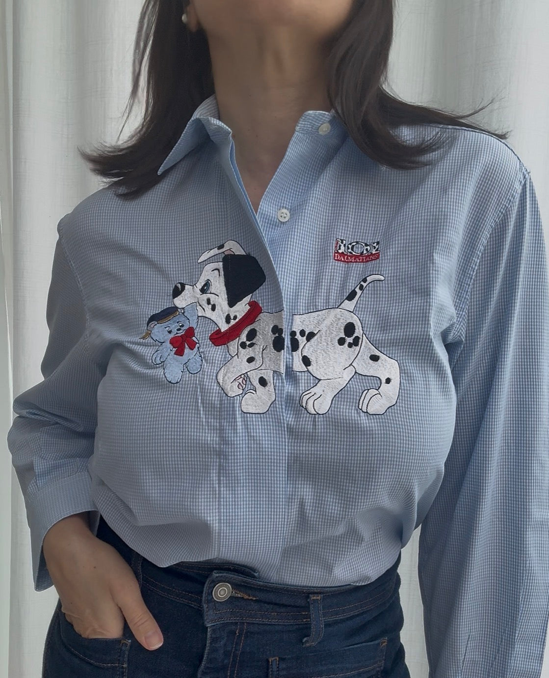Dalmata shirt a quadretti
