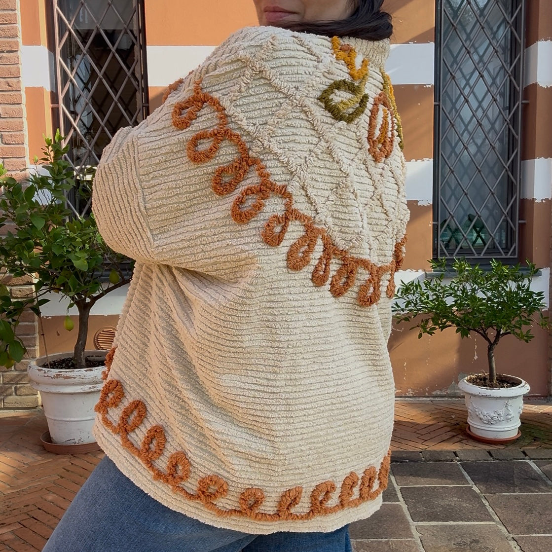 Giacca vestaglia bottone