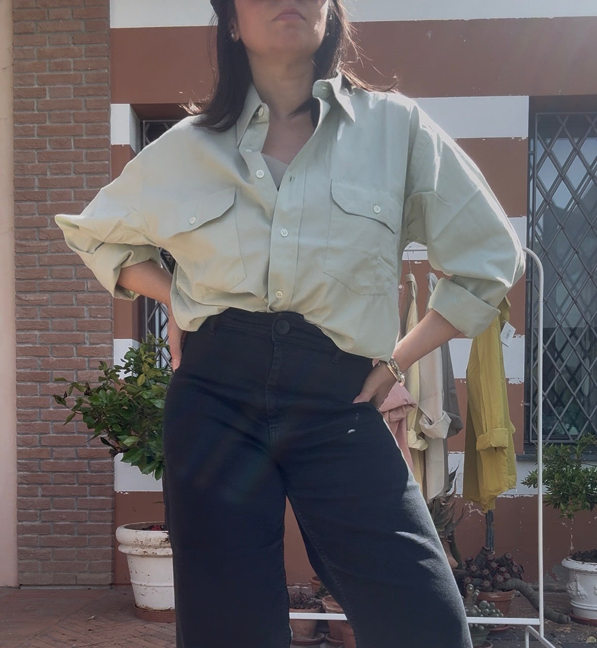 Carrera shirt verde pistacchio