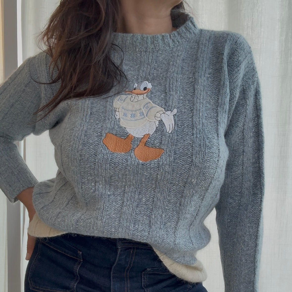 Paperino pullover bicolor