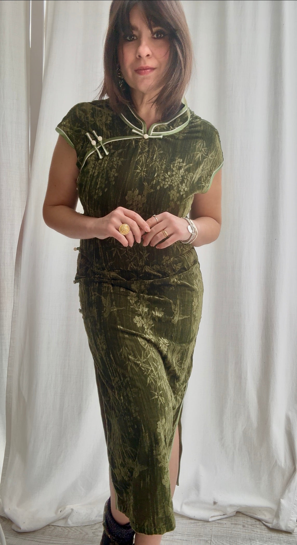 Qipao verde