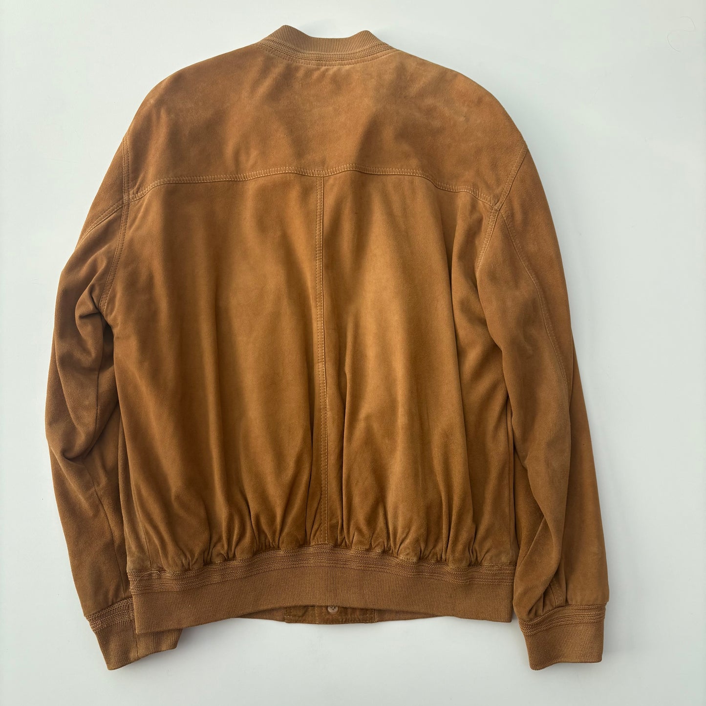 Rennino- bomber in pelle scamosciata
