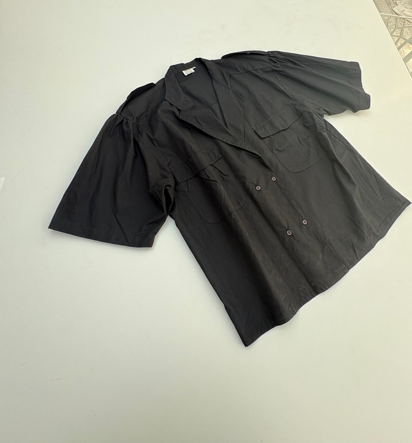 Camicetta nera oversize