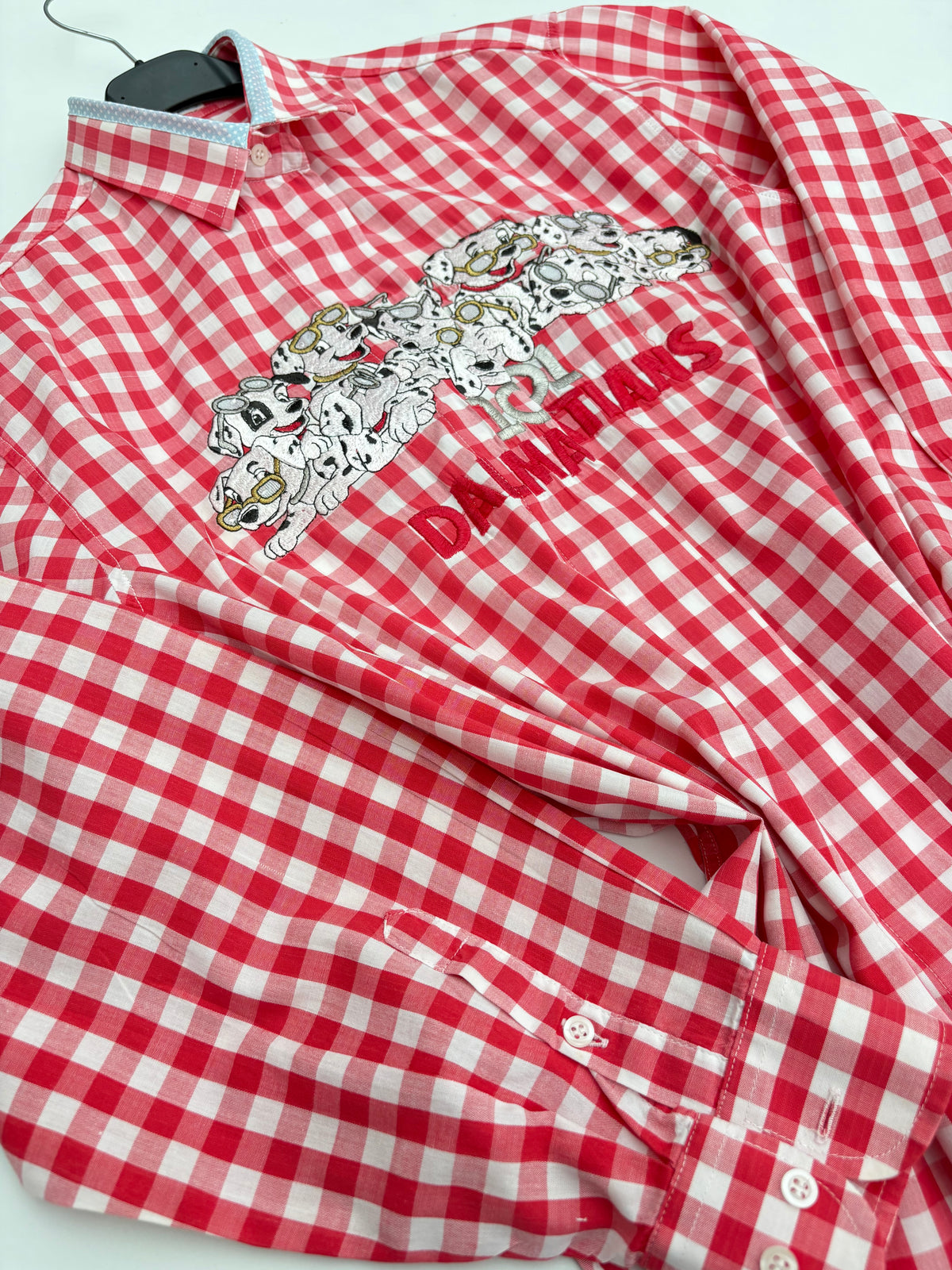 Camicia Schvili a quadri con dalmata
