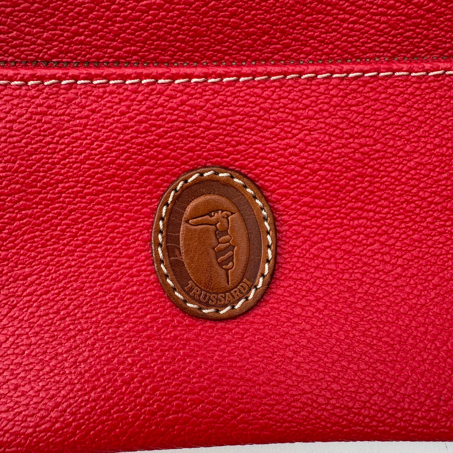 Pochette tris rossa Trussardi