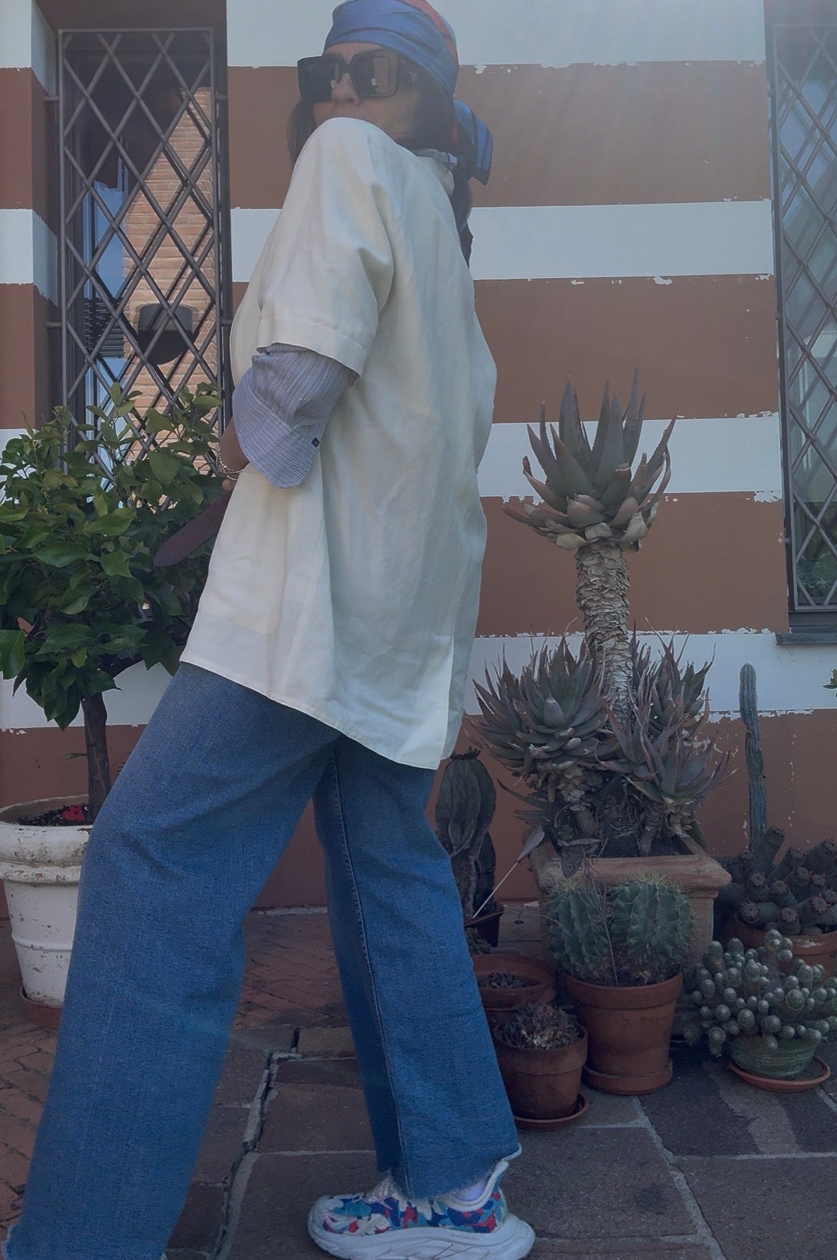 Giacca prisma-Max Mara in cotone avorio