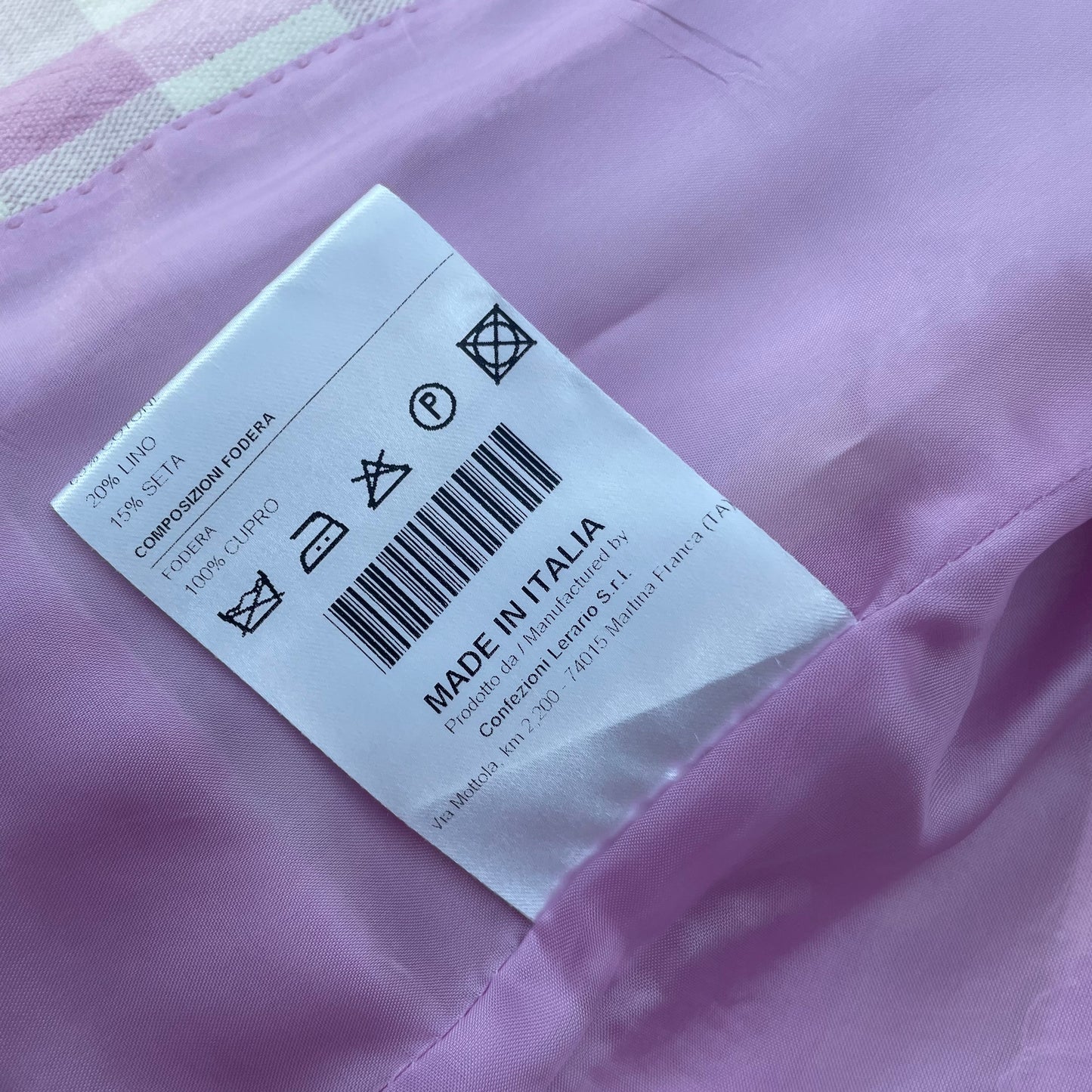 Tagliatore vichy jacket