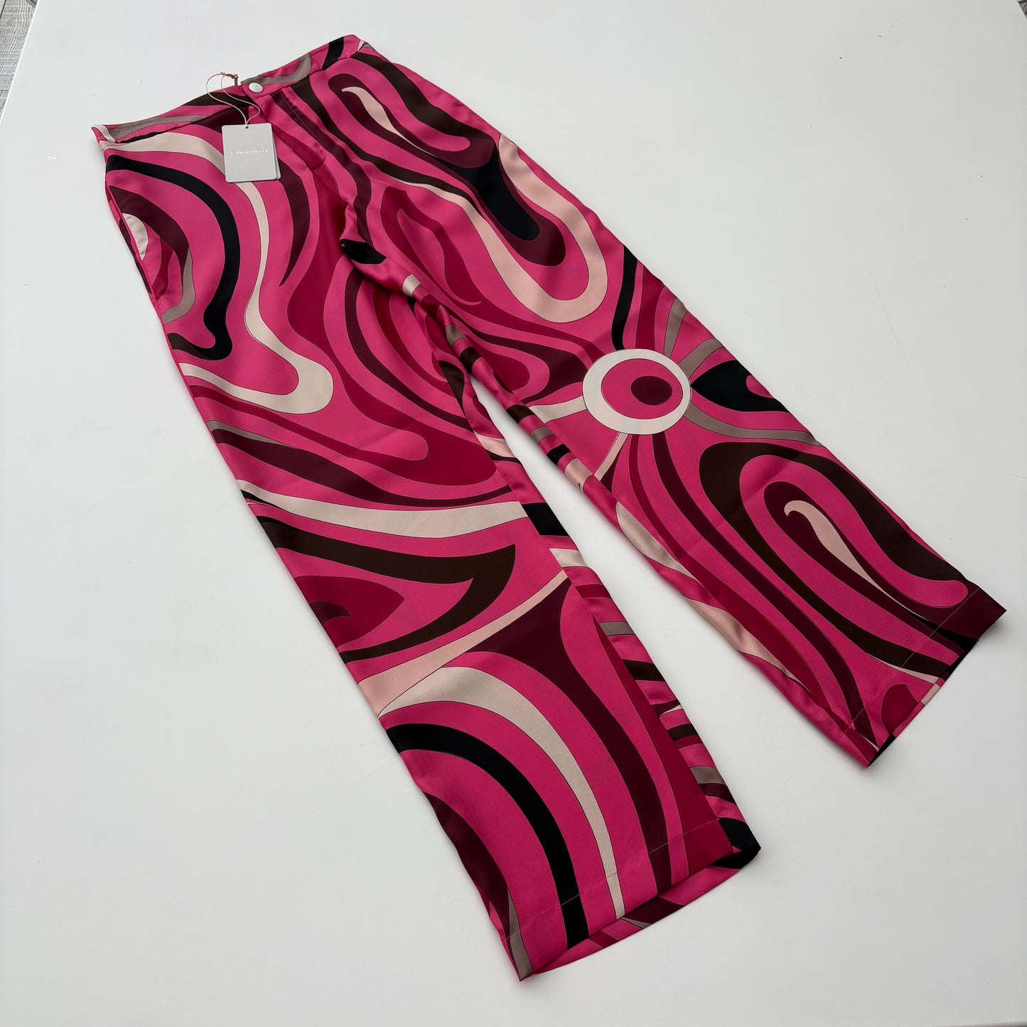 Pucci marble print trousers