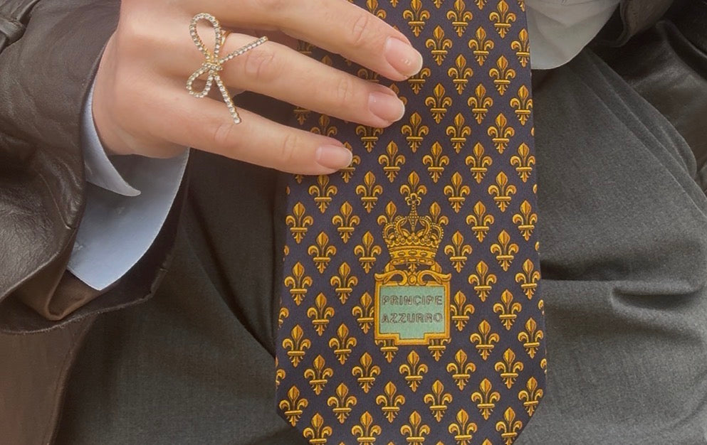 Cravatta Moschino “principe Azzurro”