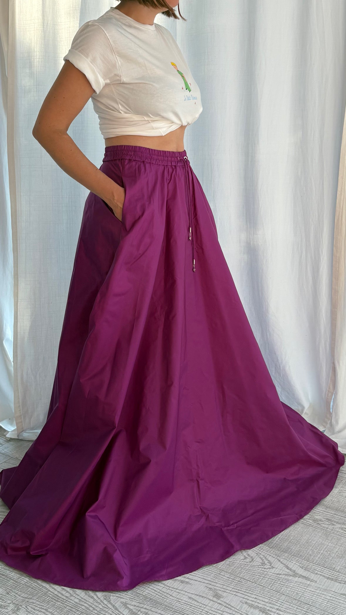 Ralph Lauren Silk Taffeta’ skirt